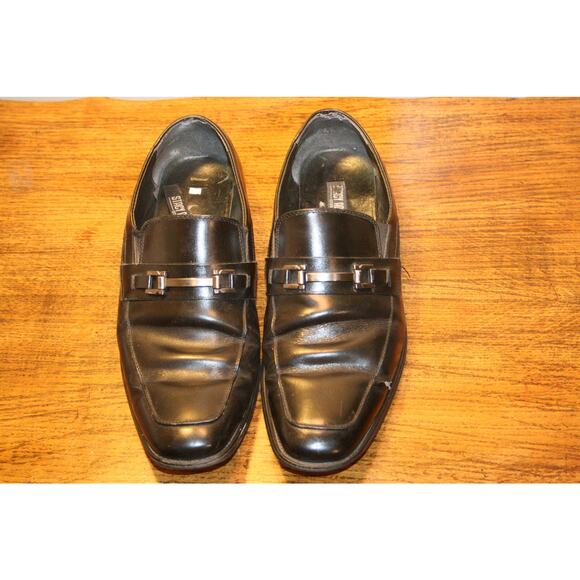9.5 MENS DRESSY LOAFERS,men leather loafers 9.5,9.5 loafers,mens leather loafers main image 5